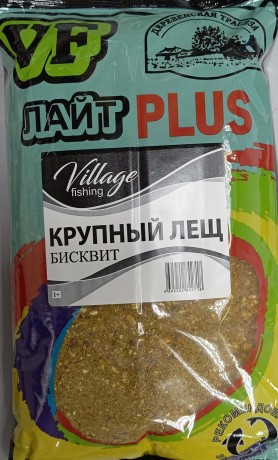 Прикормка Деревенская Трапеза VF Лайт PLUS Крупный Лещ бисквит 0.9 кг.