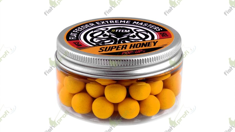 FFEM Pop-Up Super Honey - Плавающие бойлы (Супер мёд) 12 мм.