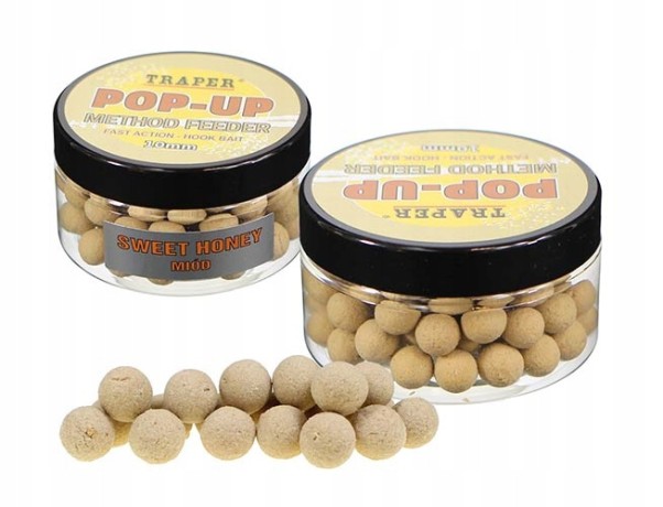 Method Feeder Pop Up Sweet Honey Поп-ап бойлы Метод Фидер 10 мм Мёд 30 г