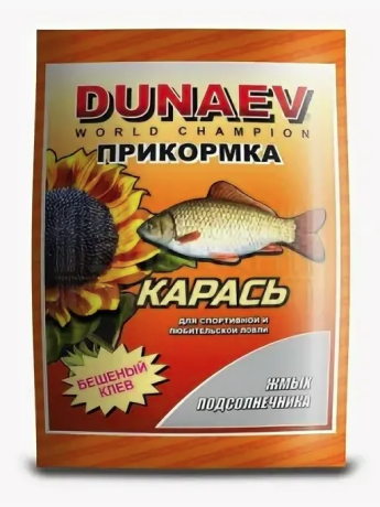 Прикормка "DUNAEV КЛАССИКА" 0.9кг Карась Жмых Подсолнечника