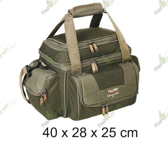 Сумка для спиннинговых аксессуаров большая 40х28х25 ТРАПЕР