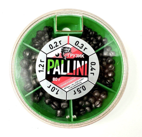 Набор грузил  Pallini средний 80гр