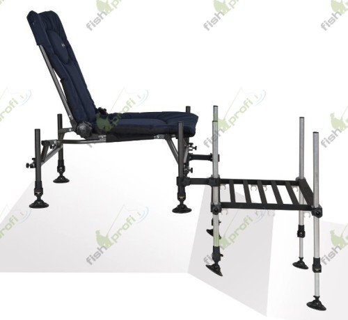 Кресло рыболовное фидерное CUZO 2 с педаной для ног