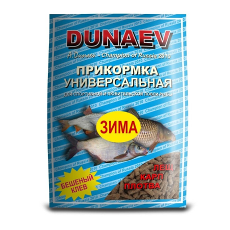 Зимняя прикормка DUNAEV iCE-КЛАССИКА 0.9кг  Универсальная