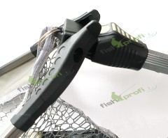 Подсачек с телескопической ручкой 3 секции 2,3м Fishprofi 70х70, прорезиненный