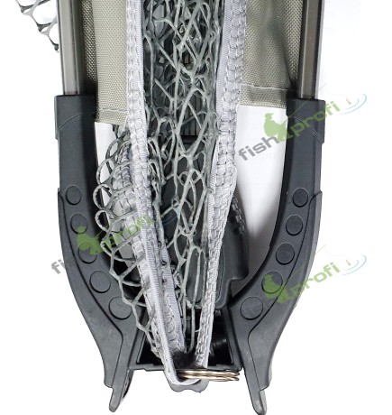 Подсачек с телескопической ручкой 3 секции 2,3м Fishprofi 70х70, прорезиненный