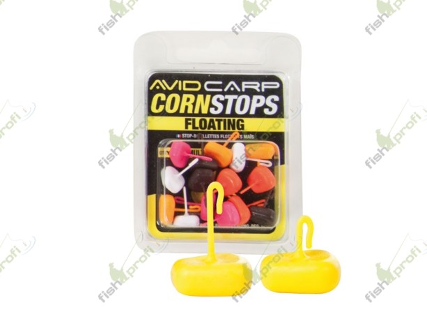 Стопор AVID CARP кукуруза для карповой насадки длинный желтый