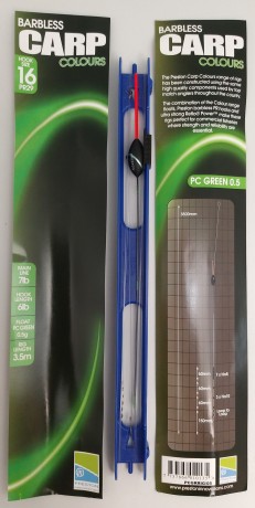 Поплавочная оснастка Preston PC GREEN RIG 3,5м (0,23мм/0,21мм) №16 0,5гр