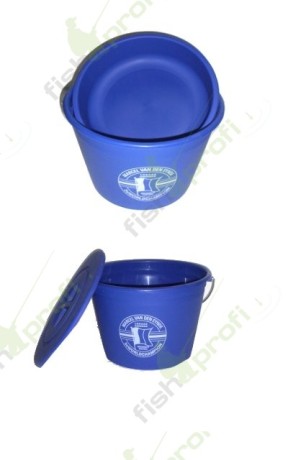 Ведро для прикормки 25л. с тазиком и с крышкой  VDE