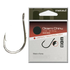 Крючки metsui OKIAMI CHINU, цвет bln, размер № 12 (1 уп - 10 шт)