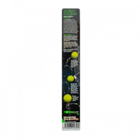 Поводок готовый Korda IQ D Rig Barbless 15lb Kurv Shank №6 безбородый