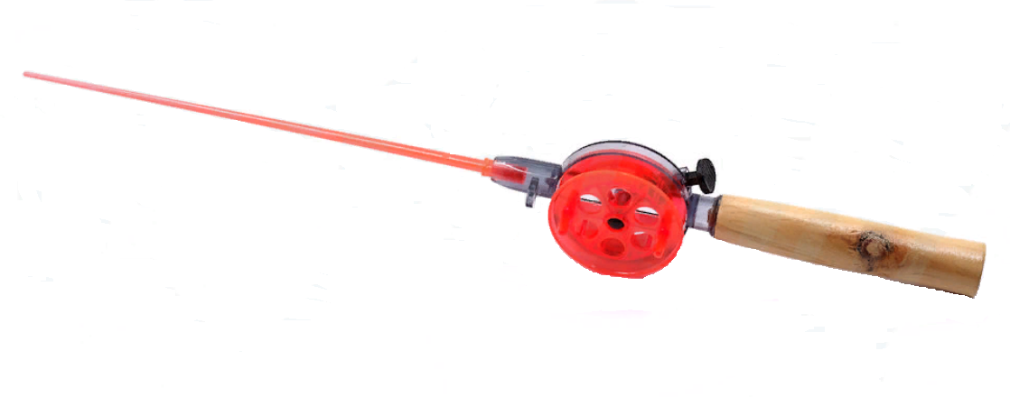 Зимняя удочка с катушкой ручка дерево