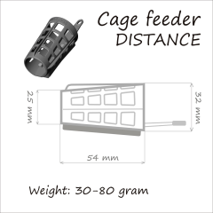 Кормушка ORANGE Distance Cage Feeder, 30 гр., в уп. 1 шт.