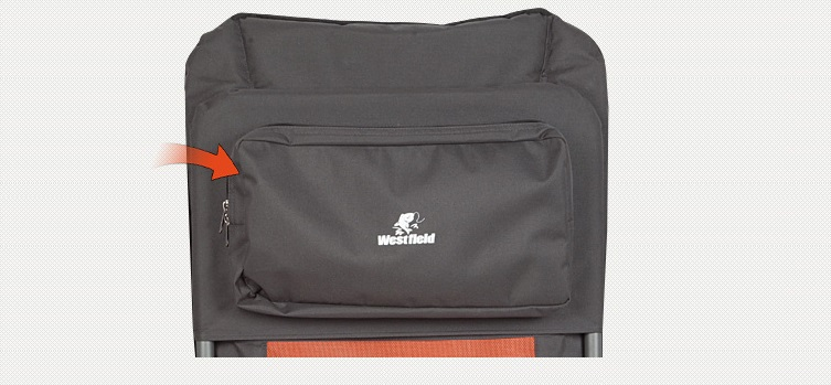 Кресло складное с подлокотником для рыбалки "WESTFIELD" (среднее)