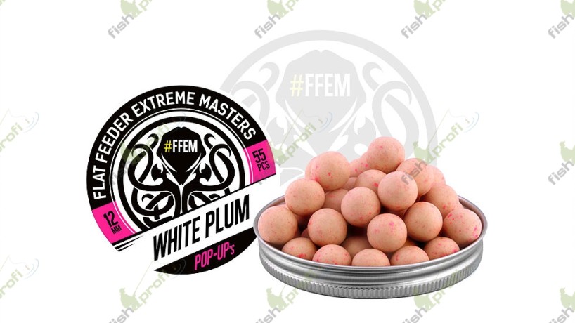 FFEM Pop-Up Wihte Plum - Плавающие бойлы (Белая слива) 12 мм.