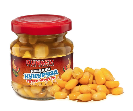 Насадка "Дунаев Кукуруза жёлтая" стеклобанка 100мл Тутти-Фрутти