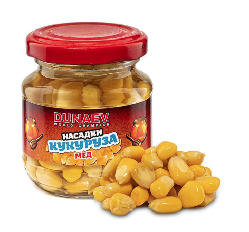 Насадка "Дунаев Кукуруза" стеклобанка 100мл Мёд