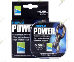 Леска рыболовная Preston REFLO POWERLINE 0,21мм 100м