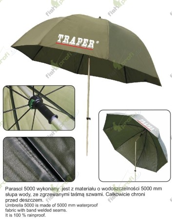 Зонт рыболовный  TRAPER с регул. углом наклона 250см
