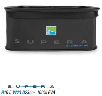 Контейнер для прикормки Preston Supera Eva Bowl 5 Litre 23x23x10.5см 5л