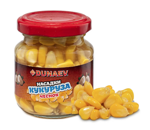 Насадка "Дунаев Кукуруза" стеклобанка 100мл Чеснок