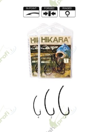 Крючки CARP POP-UP Hikara (Япония)  черный хром №1 ТРАПЕР