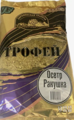 Прикормка Деревенская Трапеза VF Трофей Осётр Ракушка 0.9 кг.