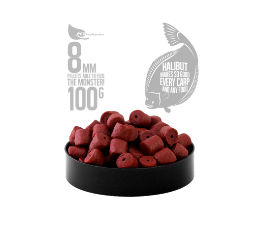 FFEM RED HALIBUT pellets - Пеллетс насадочный 8 mm.