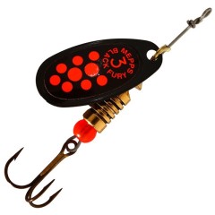 Блесна Mepps Comet Black Fury №3 ( 6.5 г) OR/CH