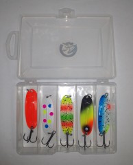 Набор №1 блёсен для форелевой рыбалки 7 гр. 5 шт.