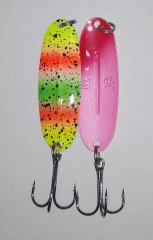 Набор №1 блёсен для форелевой рыбалки 7 гр. 5 шт.