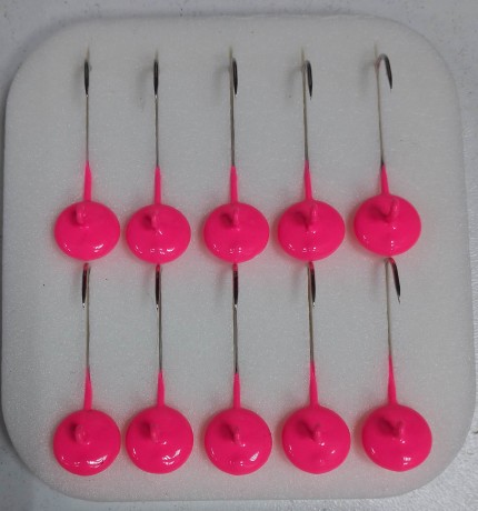 Джиг головка Таблетка форелевая 2.5 гр.розов.