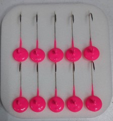 Джиг головка Таблетка форелевая 2.5 гр.розов.