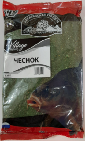 Прикормка Деревенская Трапеза VF Карповая Серия чеснок 0.9 кг.