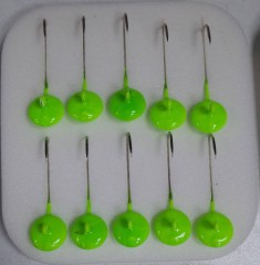 Джиг головка Таблетка форелевая 2.5 гр.шартрез