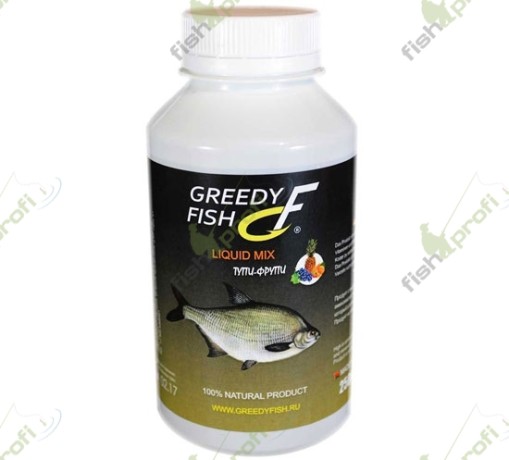 Ликвид микс "Greedy Fish" Тутти-Фрутти 250мл.
