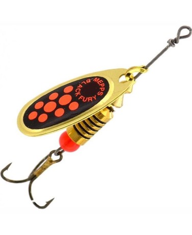 Блесна Mepps Comet Black Fury №4 ( 9 г) OR/OR