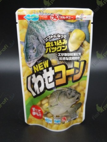 Кукуруза ароматизированная  для ловли карася и карпа «Kuwase corn» Marukyu 100 гр.