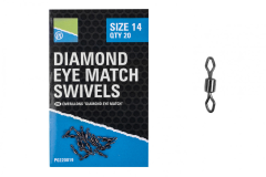 Вертлюг PRESTON DAIMOND EYE MATCH SWIVELS №14