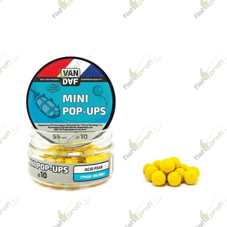 Мини Поп-апы VAN DAF Груша-Кислица, 10 мм, 55 шт.