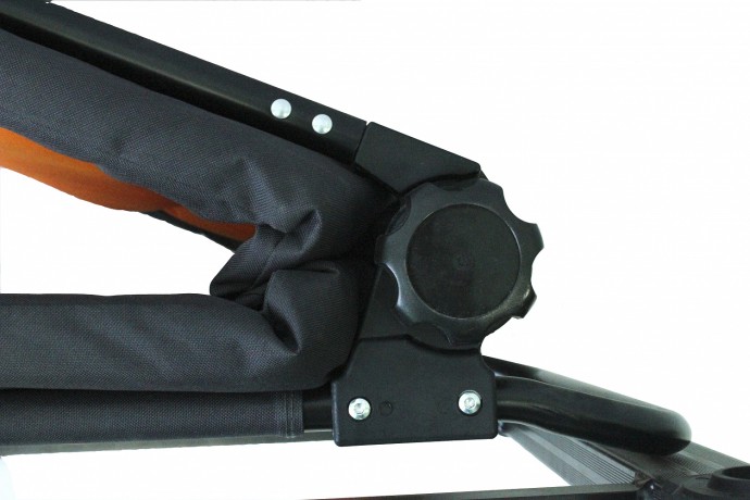 Узел фиксации спинки рыболовного кресла (левый)