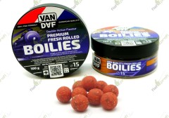 Насадочные бойлы VAN DAF PREMIUM Персик, светло-красный, 15 мм. 100 г.