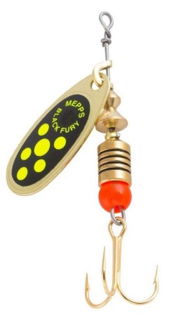 Блесна Mepps Comet Black Fury №4 ( 9 г) OR/CH