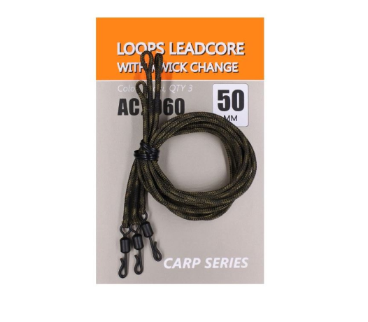 Лидкор ORANGE с быстросъемным вертлюгом, длина 50см, в уп. 3 шт.