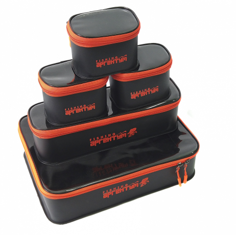 Набор боксов Аргентум Fishing с крышками из EVA (set 2) 5 шт