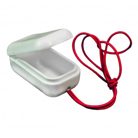 Мотыльница малая прямоугольная на шнурке 7х4х3 см.