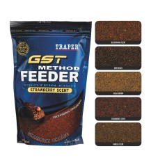 00235 Прикормка GST Метод Фидер Клубника TRAPER GST Method Feeder Strawberry Scent 750гр