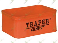 Емкость для насадок, прикормок и аксессуаров TRAPER GST красная без крышки, 33х25х14см