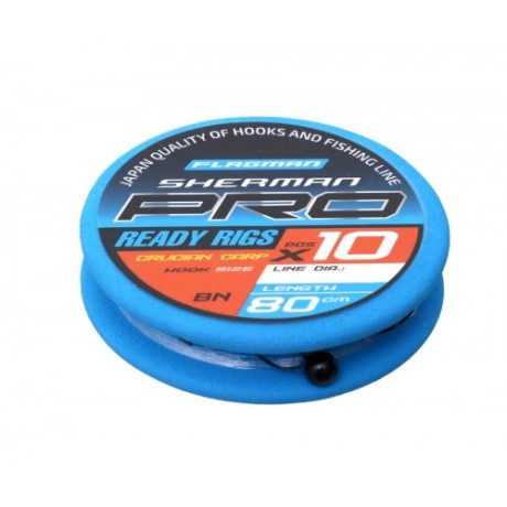 Готовый поводок Flagman Sherman Pro Crucian Carp Ready Rigs №16