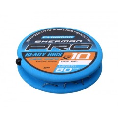 Готовые поводки Flagman SHERMAN PRO WIDE GAPE READY RIG 0,105mm, №16,80cm